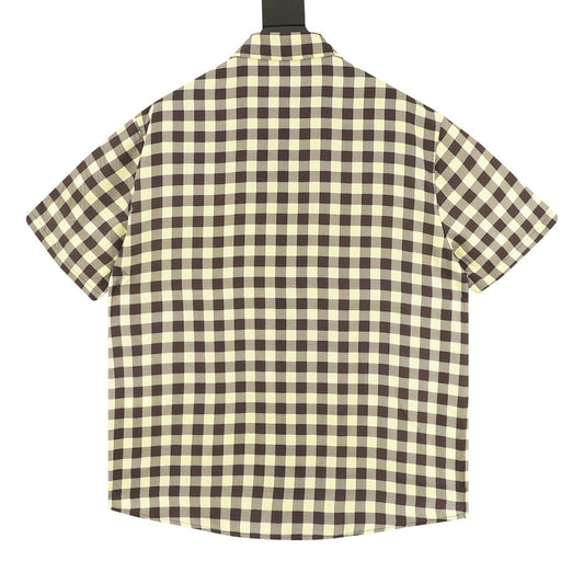 Louis Vuitton Damier Check Short-Sleeve Shirt