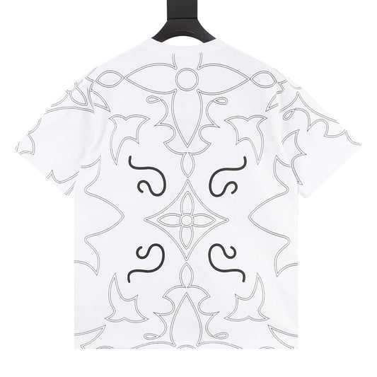 Louis Vuitton All-Over Monogram Outline Graphic T-Shirt