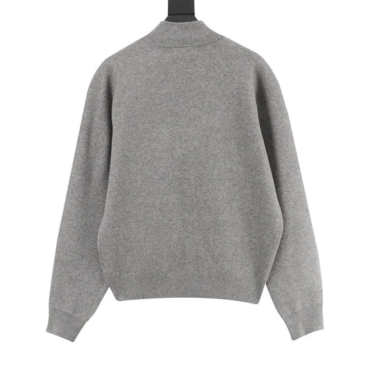 Miu Miu Half-Zip Knit Sweater