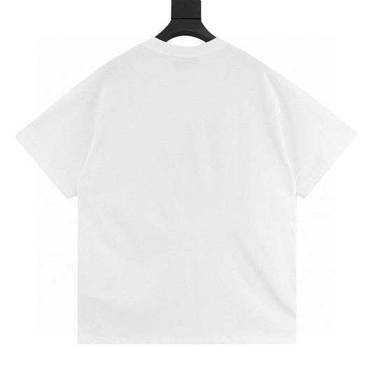 GUCCI 2026 New Arrival: Contrast-Color Heavyweight Embroidered T-Shirt