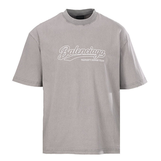 Balenciaga Property Design Team Washed T-Shirt – Grey