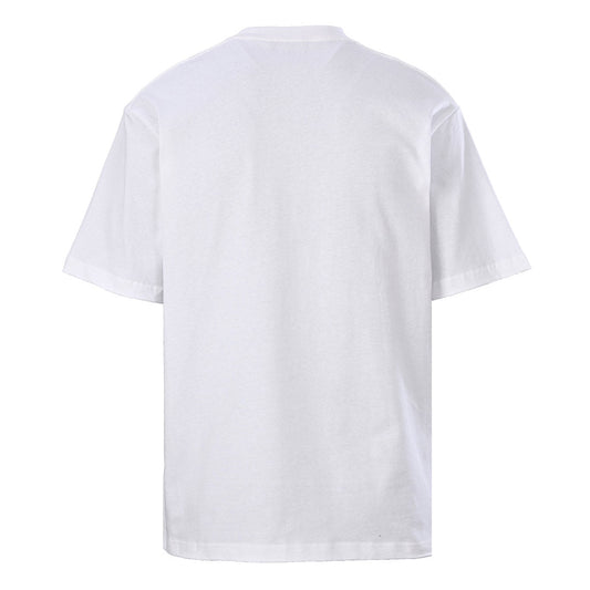 Balenciaga Double Logo Scribble Oversized T-Shirt – White