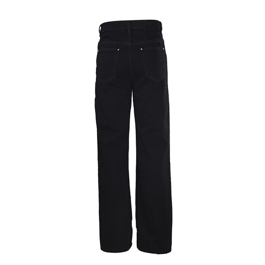 Louis Vuitton High-Waisted Straight-Leg Denim Trousers