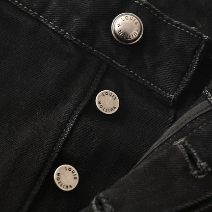 Louis Vuitton High-Waisted Straight-Leg Denim Trousers