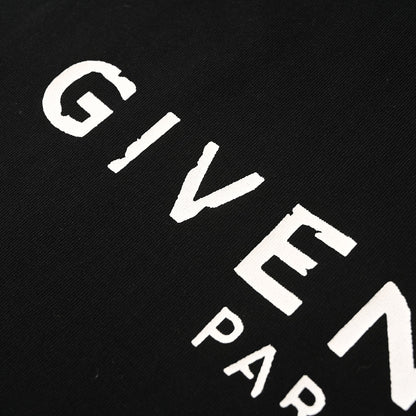 Givenchy Paris Vintage Logo Oversized T-Shirt – Black