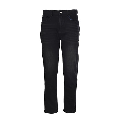 Louis Vuitton Black High-Waisted Straight-Leg Jeans
