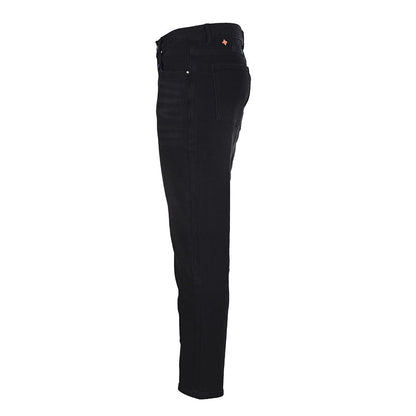 Louis Vuitton Black High-Waisted Straight-Leg Jeans