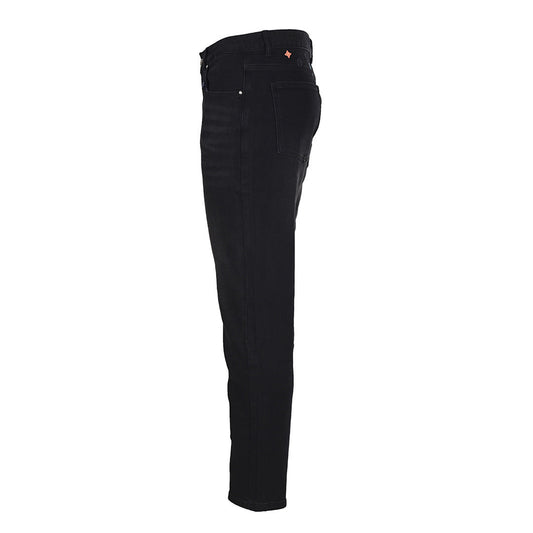 Louis Vuitton Black High-Waisted Straight-Leg Jeans