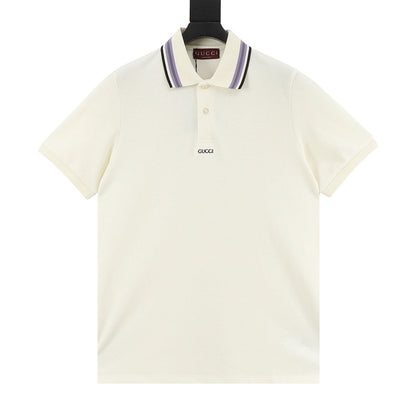 Gucci Minimalist Lettering Polo Shirt