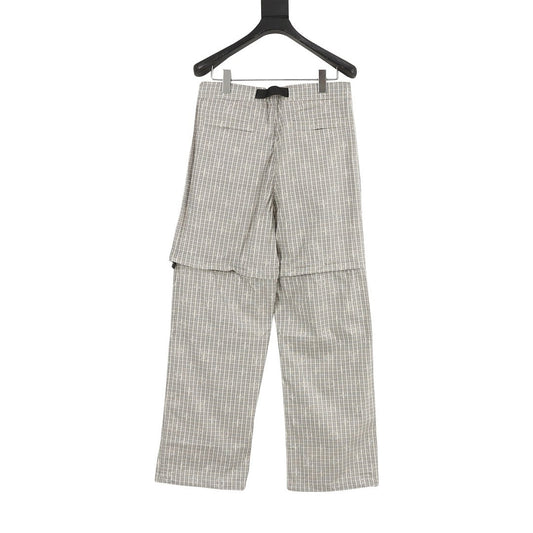 Louis Vuitton Monogram Check Reversible Trousers