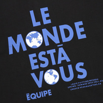 Louis Vuitton "Le Monde Est À Vous" Équipe Short-Sleeve T-Shirt