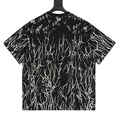 GUCCI 2026 New Arrival: All-Over Digital Print Twig Motif T-Shirt
