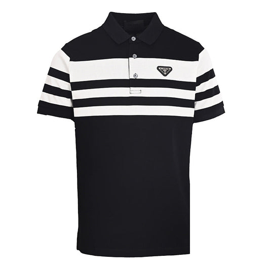 Prada Classic Triangle Logo Cotton T-Shirt