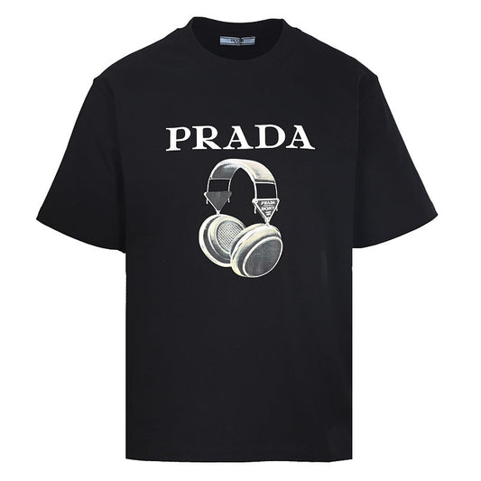 Prada Letter-Print T-Shirt